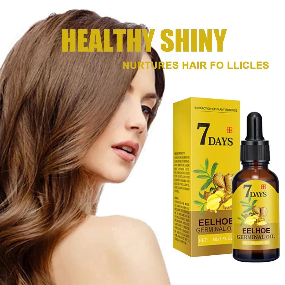 Hydrating Ginger Oil Hair Growth Oil Natural Essential Anti-Hair Loss Treatment Nutrient Solution Hair Care Products