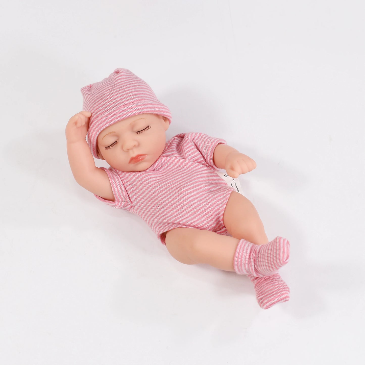 Cute Dress Up Silicone Baby Doll Toys Waterproof Vinyl Bebe Cute Mini Reborn Doll For Girls Birthday Great Gift 20cm