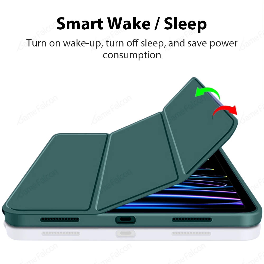 Durable Silicone Case for Apple iPad Pro 13 12.9, iPad Pro 11, iPad Air 13 11 6 5 4 3 and iPad Mini 6 5 4 Tablet Protective Cover