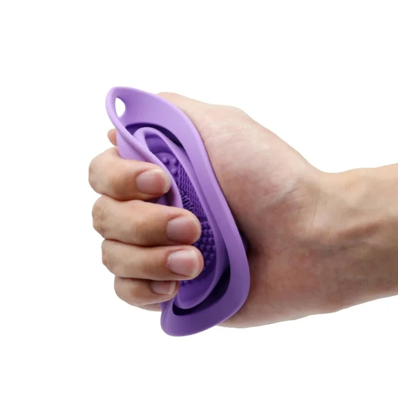 Convenient Silicone Makeup Brush Cleaning Bowl Foldable Cosmetic Powder Puff Beauty Sponge Washing Mat Brushes Scrubber Pad