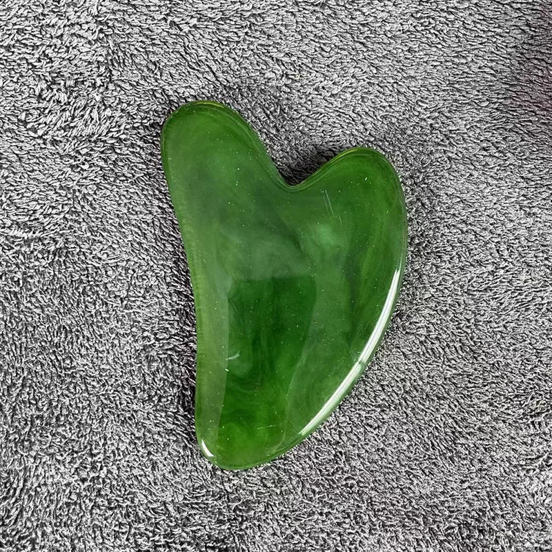 Heart Shape Resin Gua sha Massage Scraper For Eyes Face Massager Acupoint Face Eye Care SPA Massage Tool