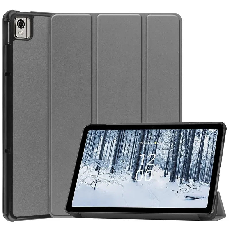 Protective Slim Leather Case for Nokia T21 T20 10.4" inch Tablets Tri-Folding Stand Magnetic Flip Cover