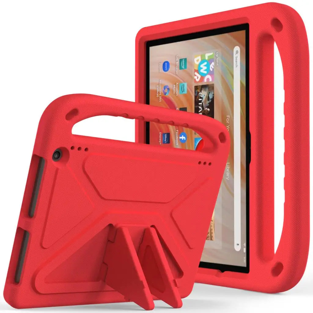 Heavy Duty EVA Handle Stand Case for Amazon Fire Max 11 HD10 HD8 Plus and Fire 7 Kids Proof Extra Protection Tablet Cover