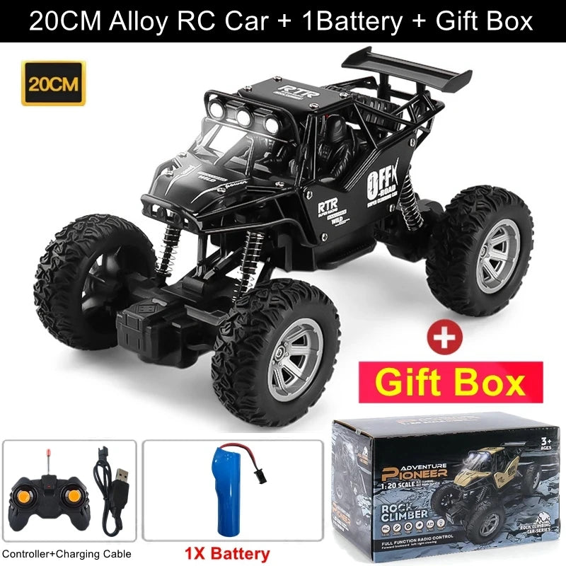 Off Road 4x4 Remote Control RC Cars 4WD 2WD Car Radio Buggy Truck Racing Drift with Led Lights Toys Gift for Boys Girls Children Kids