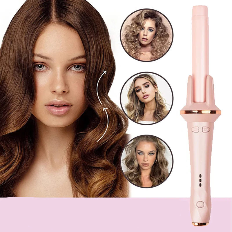 Efficient Automatic Negative Ion Ceramic Spin Curling Iron Large Wave Perm Electric Curler Household Personal Care Device