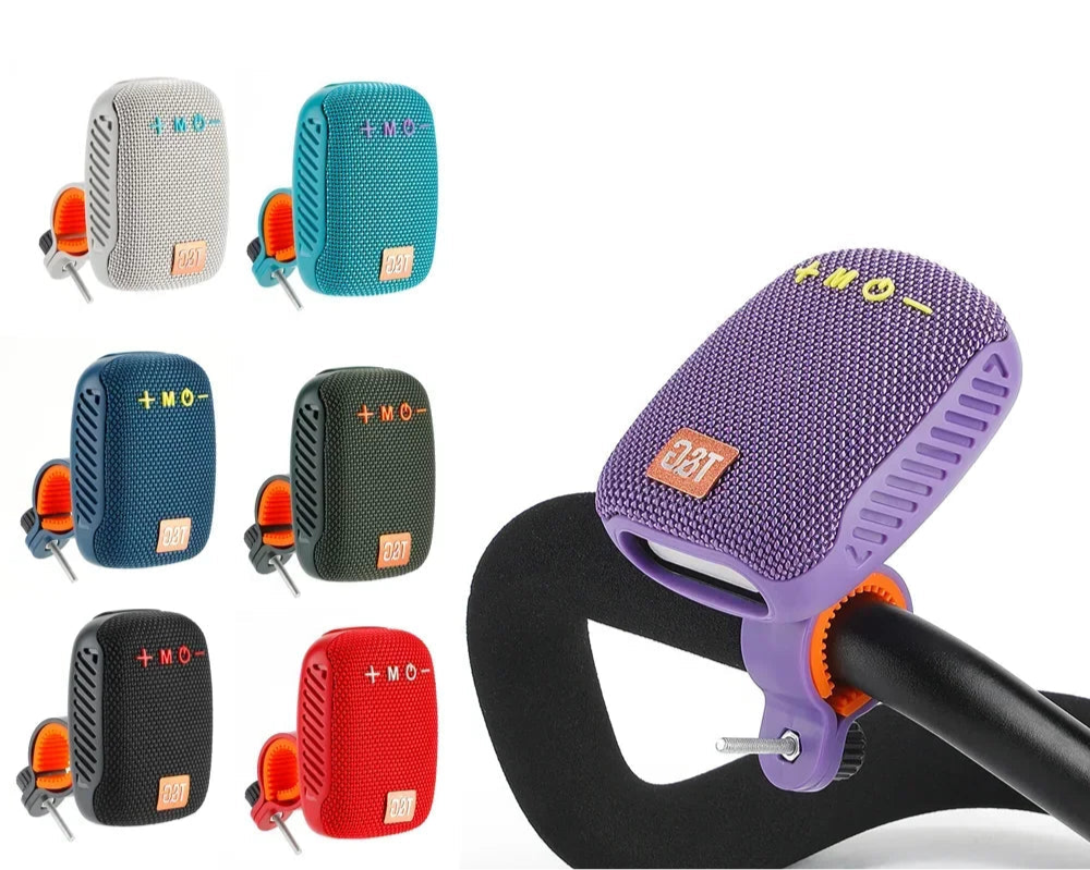 Portable Indoor and Outdoor Waterproof Bicycle Motorcycle Bluetooth Speaker TWS Wireless Mini Bass FM Radio Soundbar Boombox Loudspeaker