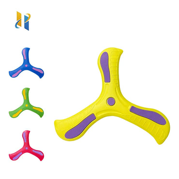 Soft Durable Boomerang Flying Disc Three-leaf Outdoor Adult-kids Fun Interactive Sports Toy Gift