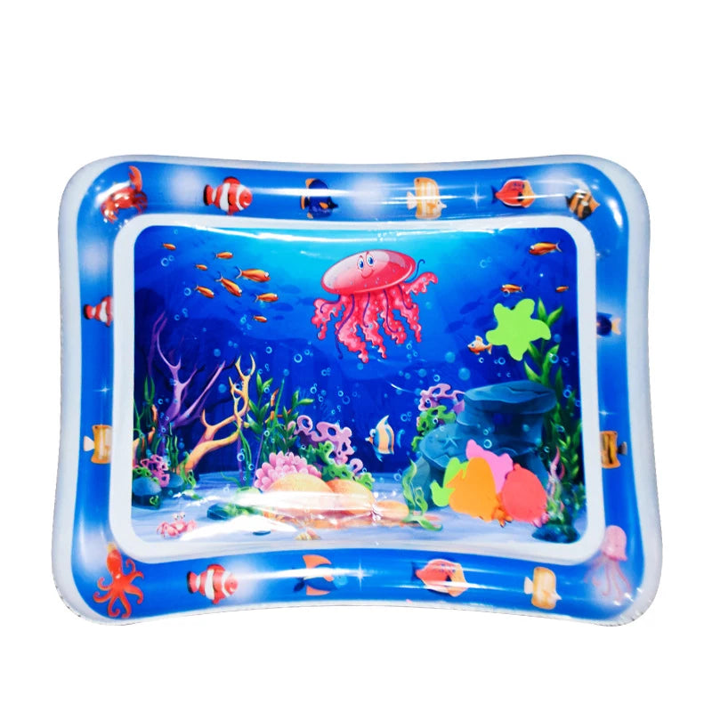 Inflatable Tummy Time Mat Premium Baby Water Play Mat for Infants and Toddlers Baby Toys Sensory Development, Strengthen your Baby's Muscles