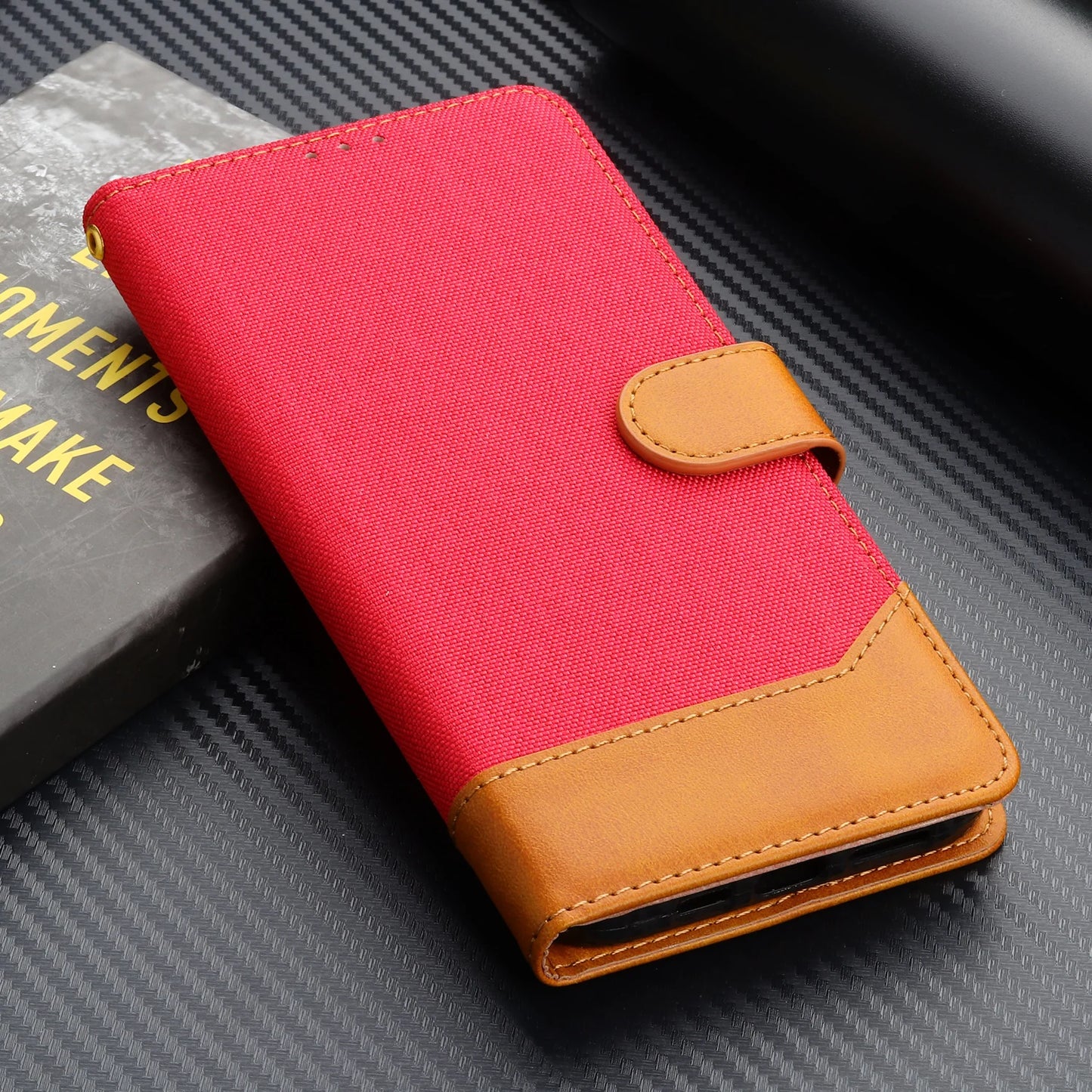 Deluxe Leather Wallet Phone Case for Lenovo Moto ThinkPhone Multiple Card Slots Stand Function Protective Cover