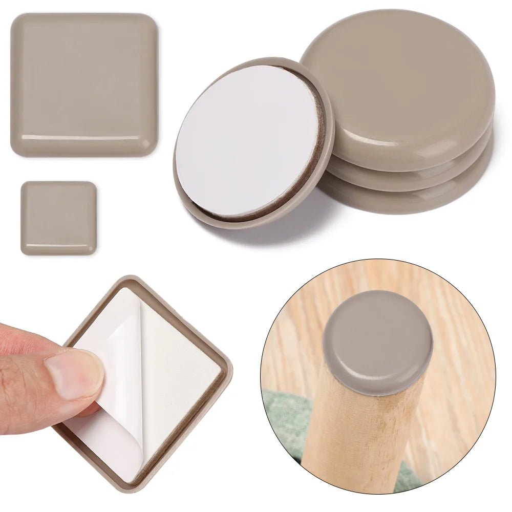 Anti Scratch Furniture Leg Slider Pads 4pcs Set for Easy Moving Heavy Furniture Floor Protectors