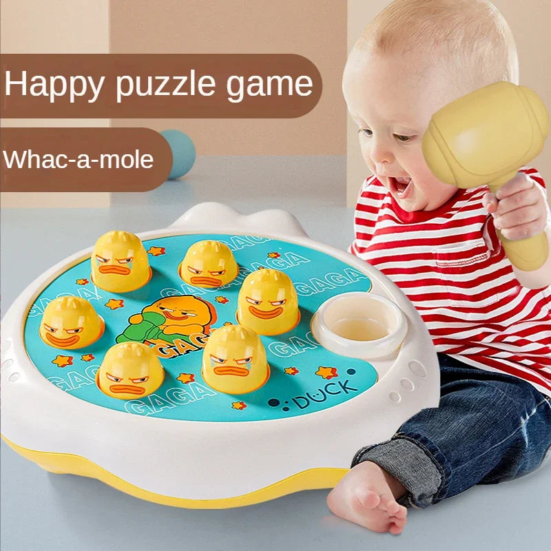 Exciting Whac-A-Mole Knocking Montessori Game for Kids Toddlers Educational Animal Theme Parent Child Fun
