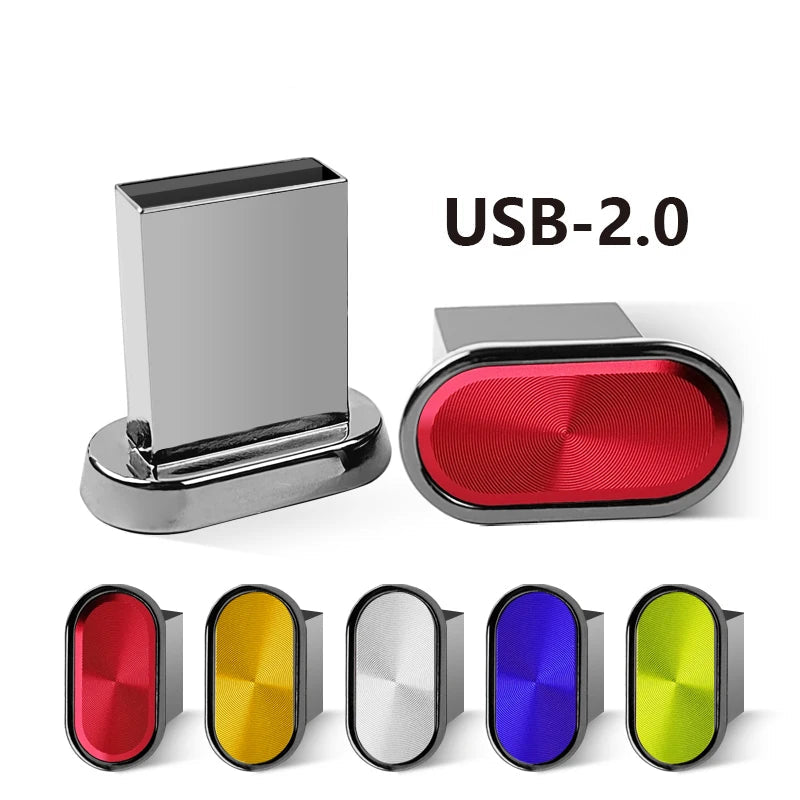 Waterproof Super Mini USB Memory Stick Flash Drive Pendrive 128GB 64GB 32GB 16GB Real Capacity Thumbdrive