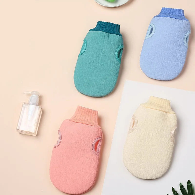 Exfoliating Shower Bath Mitt Scrubber for Removing Peeling Dead Skin Body Cleaning Scrub Gloves Foaming Body Massage