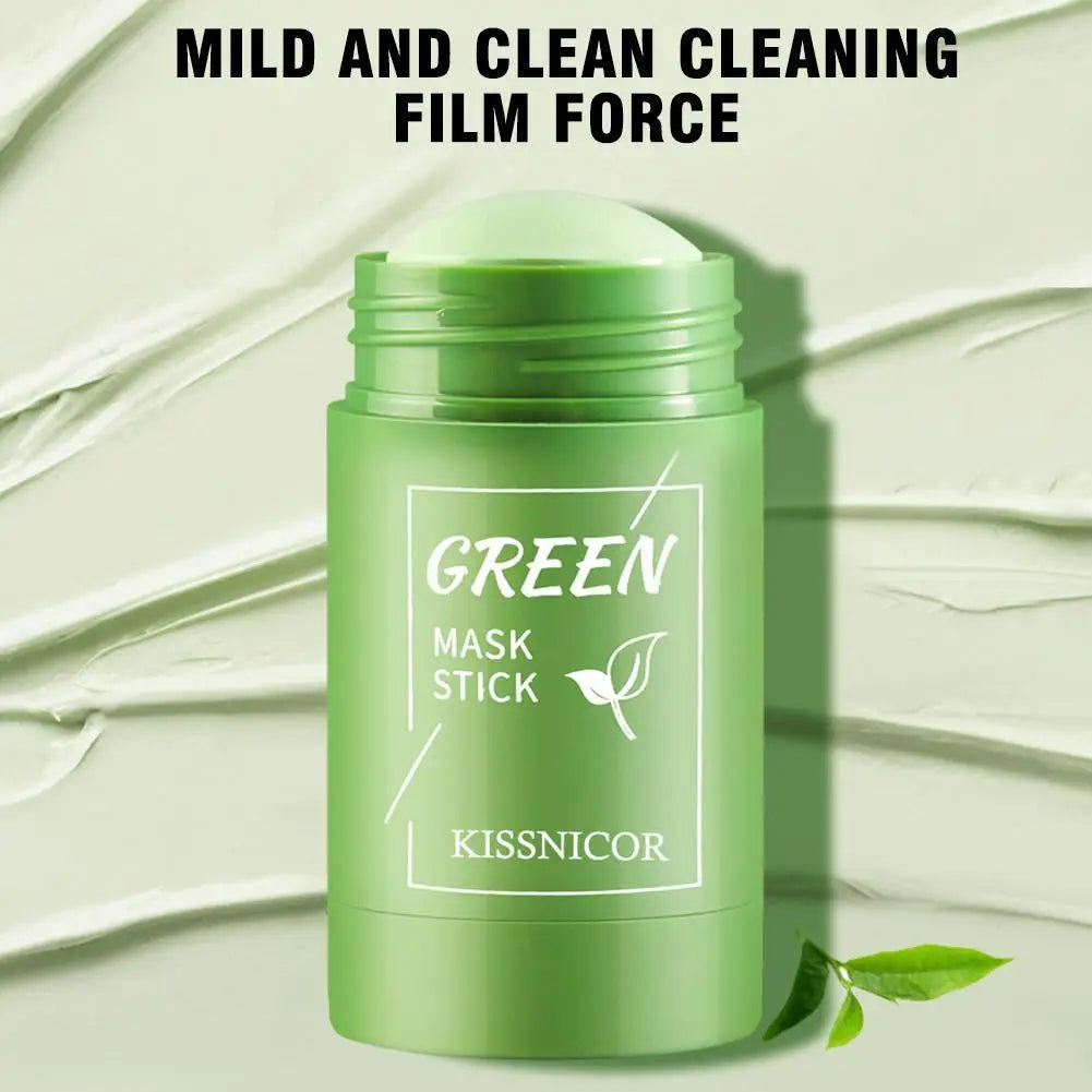 Blackhead Removal Green Tea Facial Mask Stick Cleans Pores Blemishes Black Dots Shrink Pores Skin Care Cosmetics