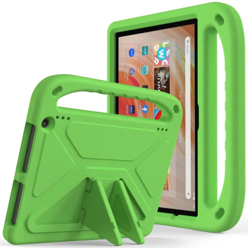 Heavy Duty EVA Handle Stand Case for Amazon Fire Max 11 HD10 HD8 Plus and Fire 7 Kids Proof Extra Protection Tablet Cover