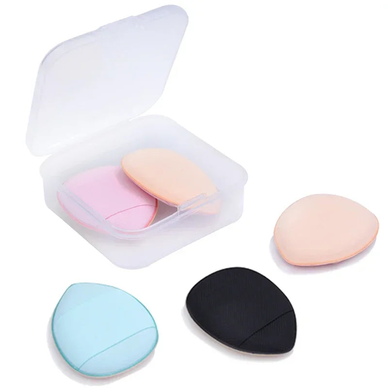 Convenient Mini Finger Puff Makeup Sponges Foundation Small Air Cushion Powder Face Concealer BB Cream Cosmetic Applicator Makeup Tools