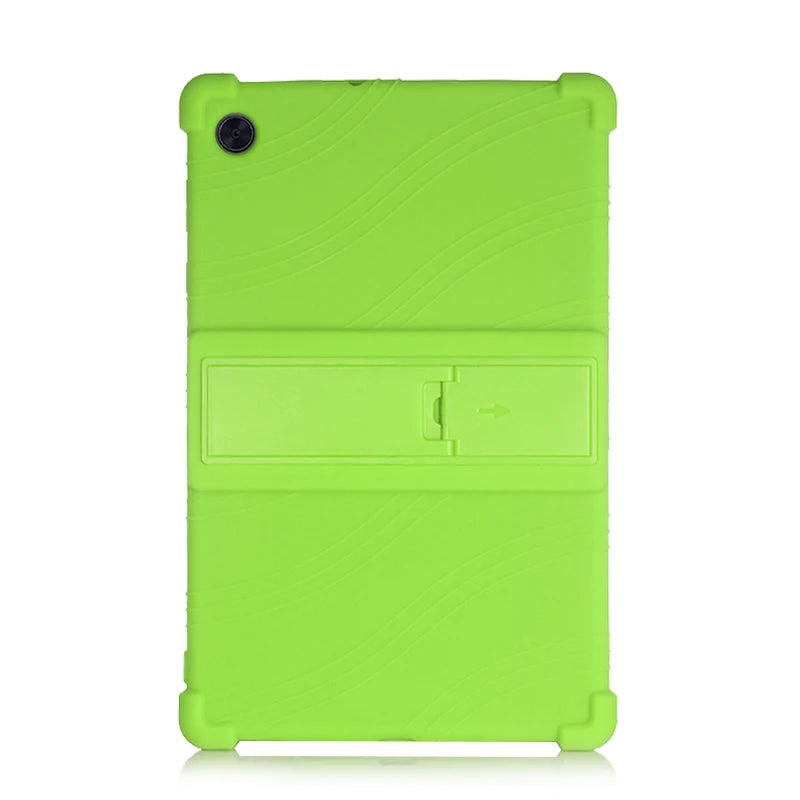 Silicone Shockproof Case with Kickstand for Motorola Moto Tab G70 G62 Tablet Stand Protector Cover
