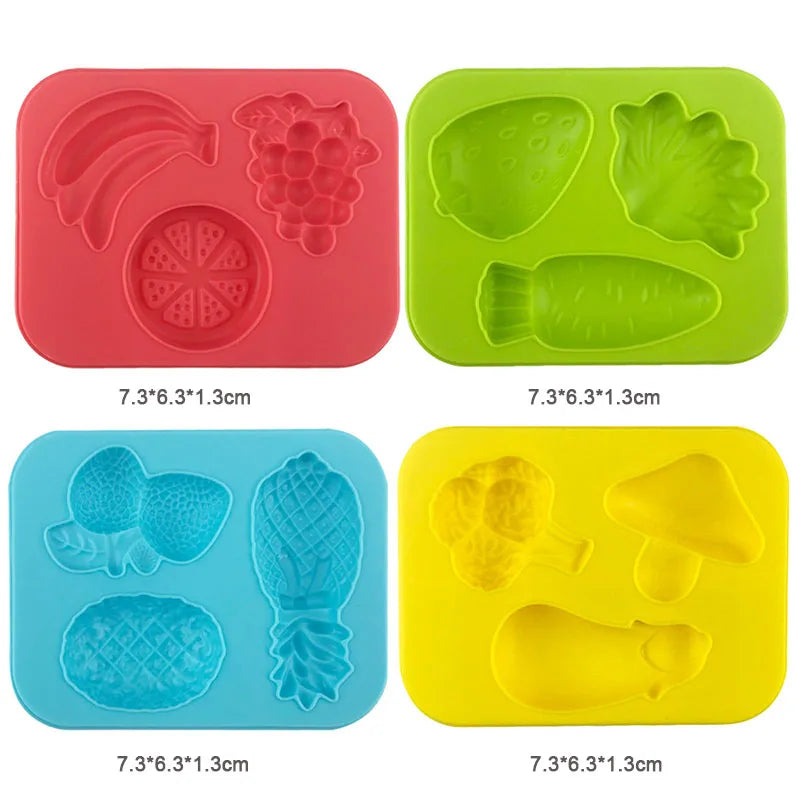 Children DIY Play Dough Plasticine Mold Modeling Clay Accessories Tool Kit Plastic Set Knife Molds Kids Educational Toys