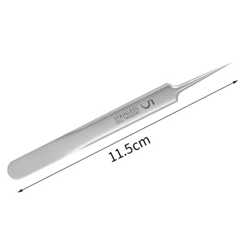 Acne Blackhead Remover Tools for Pimples Blackheads German Ultra Fine No. 5  Special Clip Tweezers Beauty Face Health Salon