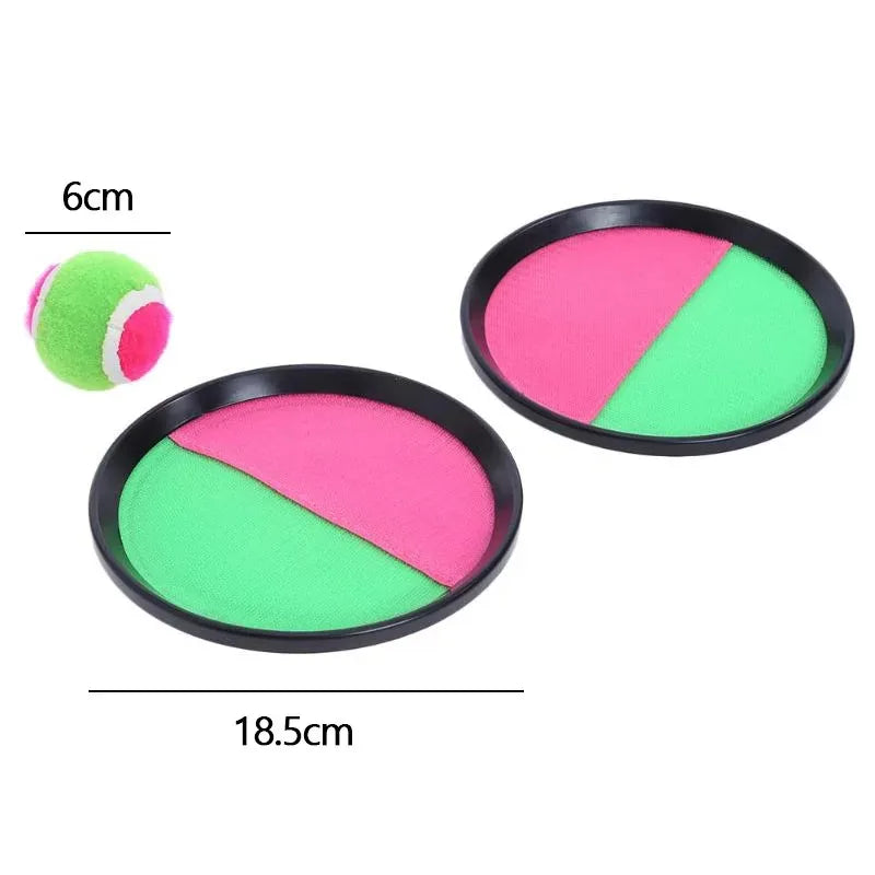 Velcro Catch Ball Game Set Toy Outdoor Sports Throw And Catch Parent Child Interactive Toys