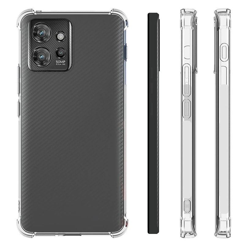 Durable Clear Soft Silicone Phone Case for Lenovo Moto ThinkPhone 5G XT2309 Shockproof Protective Cover