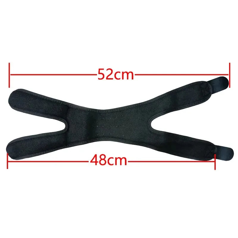 Elastic Knee Strap Wrap Sleeve Support Bandage Pad Braces Knee Hole Kneepad Safety Basketball Tennis Cycling 1pc