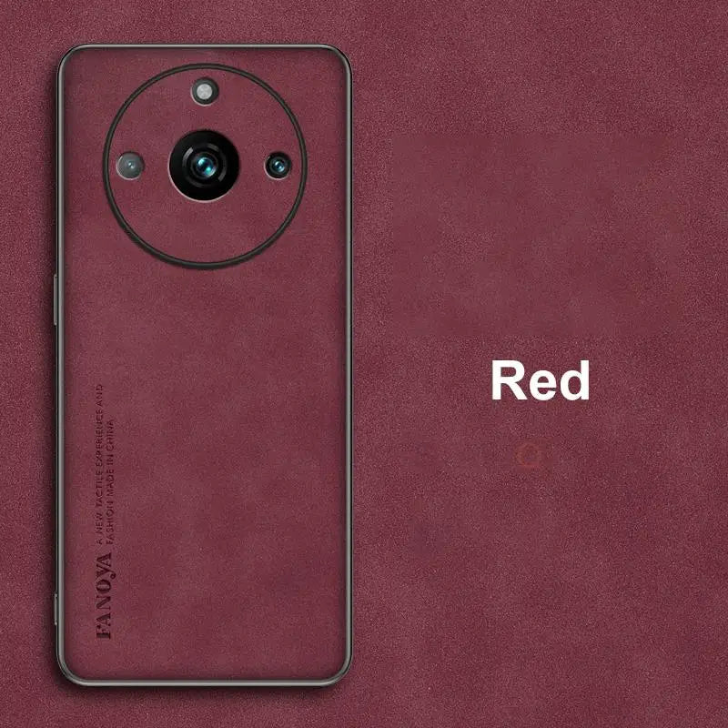 Elegant Leather Phone Case for Realme 11 10 9 8 Pro Plus, GT Neo 2 3 Protective Shockproof Cover