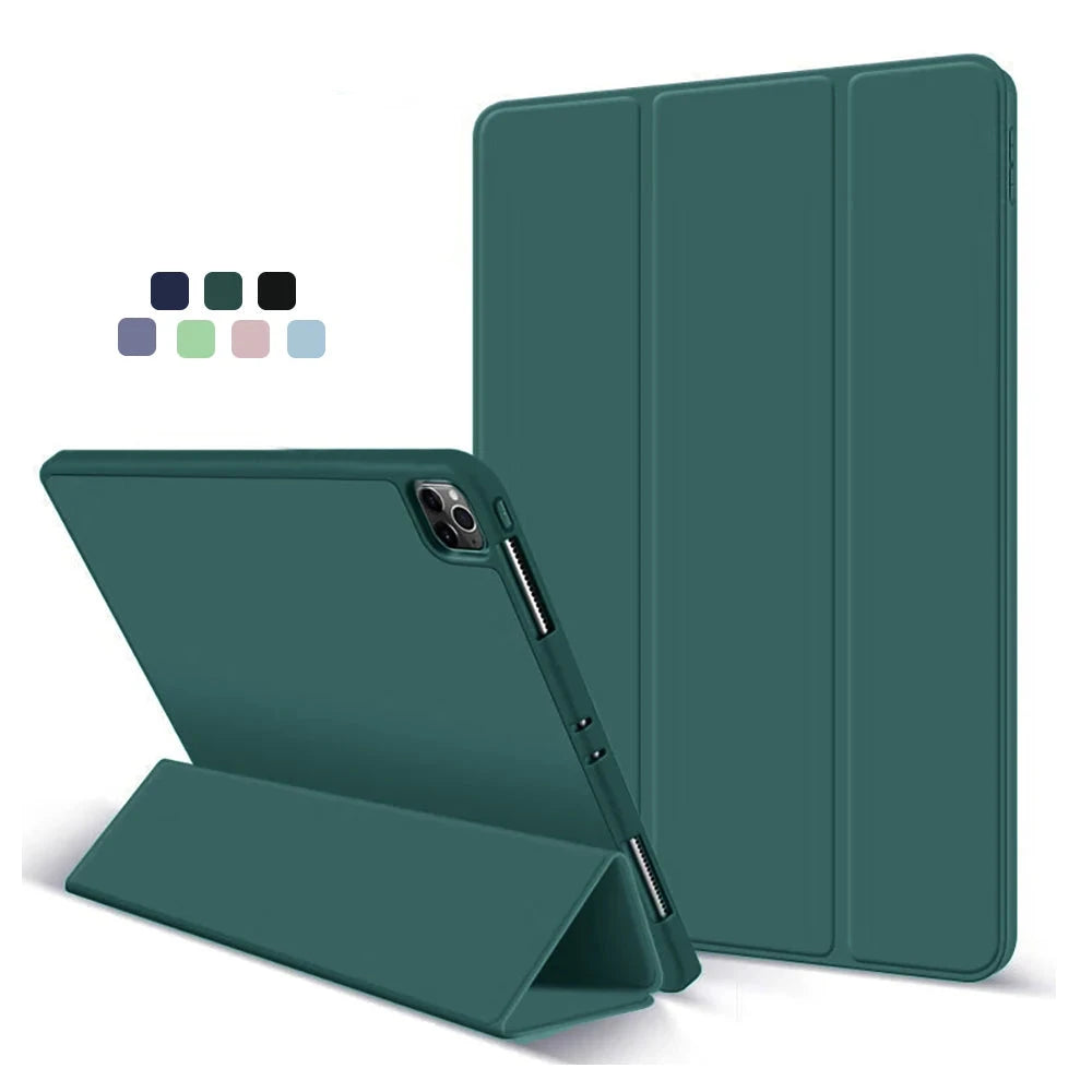 Durable Silicone Case for Apple iPad Pro 13 12.9, iPad Pro 11, iPad Air 13 11 6 5 4 3 and iPad Mini 6 5 4 Tablet Protective Cover