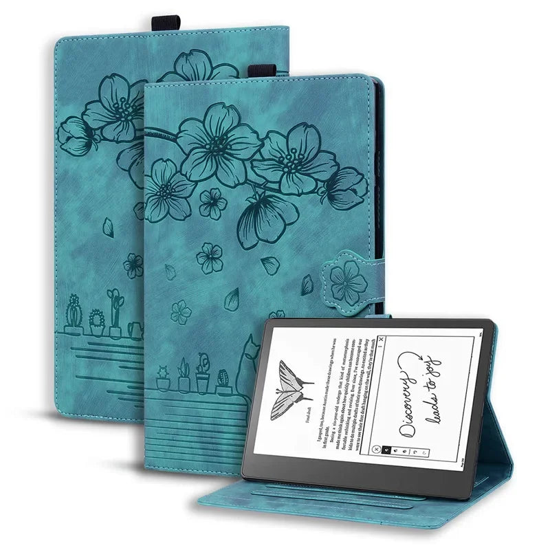 Luxury Leather Wallet Stand Case for Amazon Kindle Scribe 10.2 inch Fashion Protective Cover Scribe 2022 Released Many Colors to Choose From