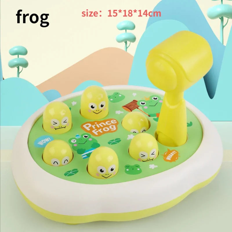 Exciting Whac-A-Mole Knocking Montessori Game for Kids Toddlers Educational Animal Theme Parent Child Fun