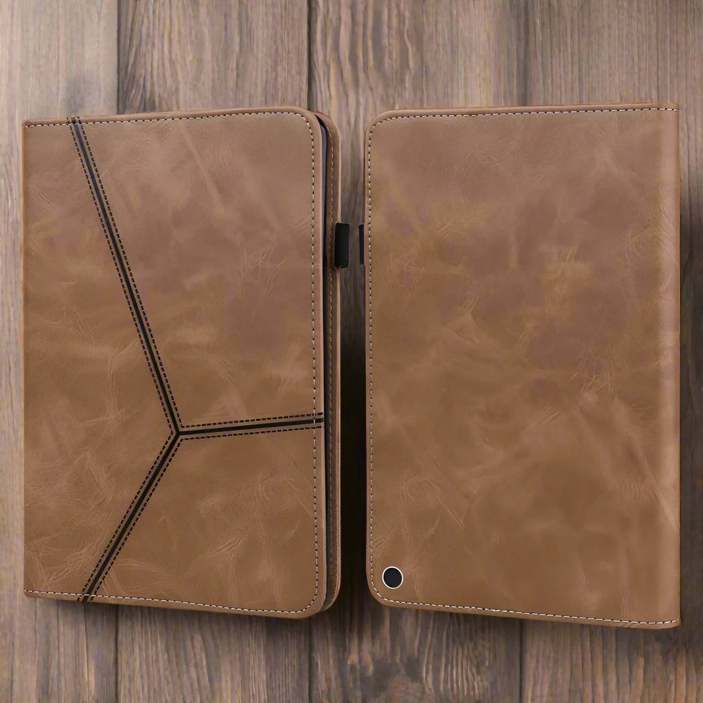 Luxury Leather Case for Google Pixel Tablet 11 inch Unique Design Business Casual Flower Deer Wallet Stand Cover