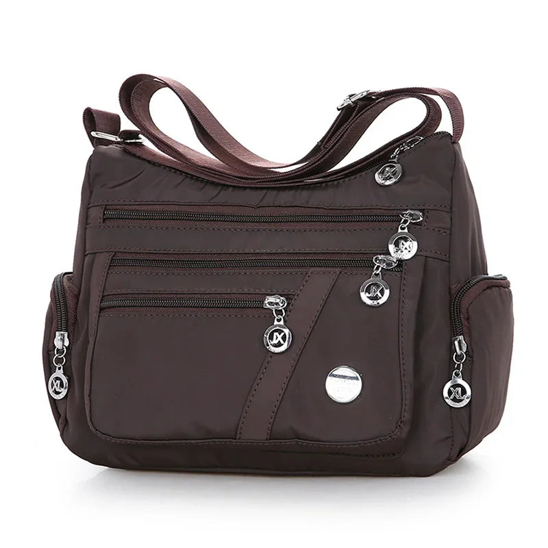 Waterproof Nylon Travel Shoulder Messenger Handbag for Women Fashion High Quality Crossbody Bag