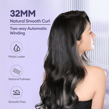 Automatic 32mm Professional Auto Rotating Ceramic Hair Curler Roller Curling Iron Wand Hair Waver