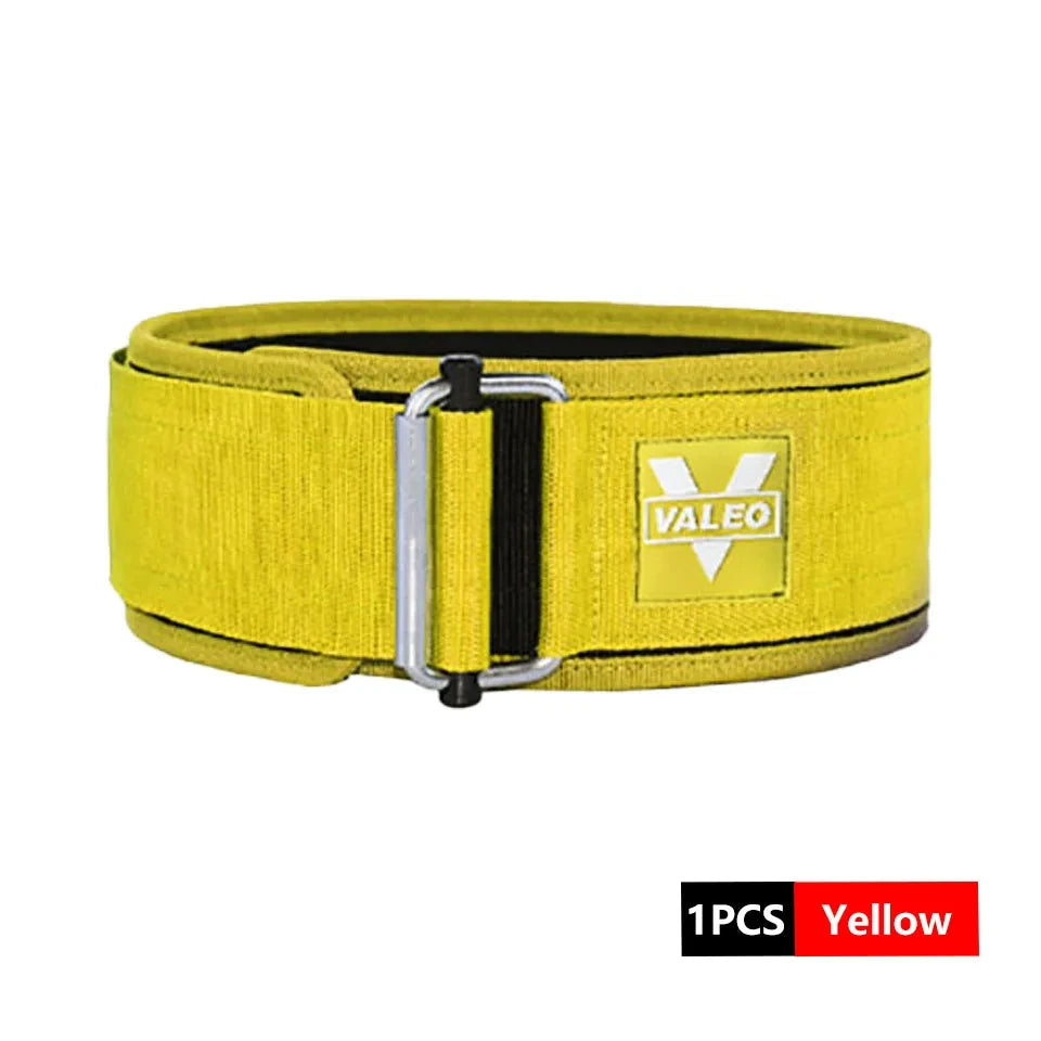 Adjustable Quick Locking Weightlifting Nylon Waist Back Belt for Men and Women Deadlifting Squatting Lifting Gym Powerlifting Back Support