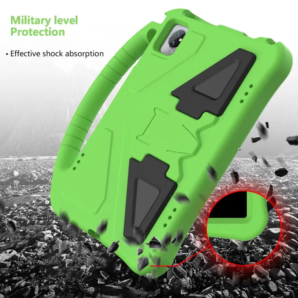 Durable EVA Handle Case for Motorola Moto Tab G70 11.0 inch Tablet PC Kids Safety Shockproof Cover with Rear Kickstand