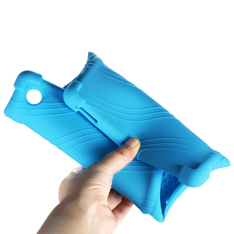 Silicone Shockproof Case with Kickstand for Motorola Moto Tab G70 G62 Tablet Stand Protector Cover