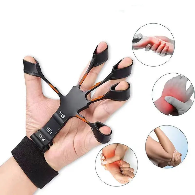 Silicone Recovery Finger Trainer Wrist Stretcher Finger Strength Recovery Flexion and Extension Vein Trainer