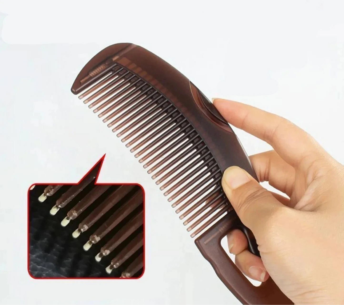 Anti-Dandruff Massage Comb Press Button to Clean Hair Brush Anti-Static Anti Tangling Press Cleansing Hair Care Styling Tool