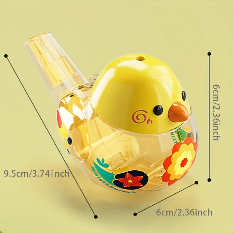 Fun Water Bird Whistle for Infants and Children Toys, Bird's Call for Babies,  Add Water to Whistle for Training Musical Instrument