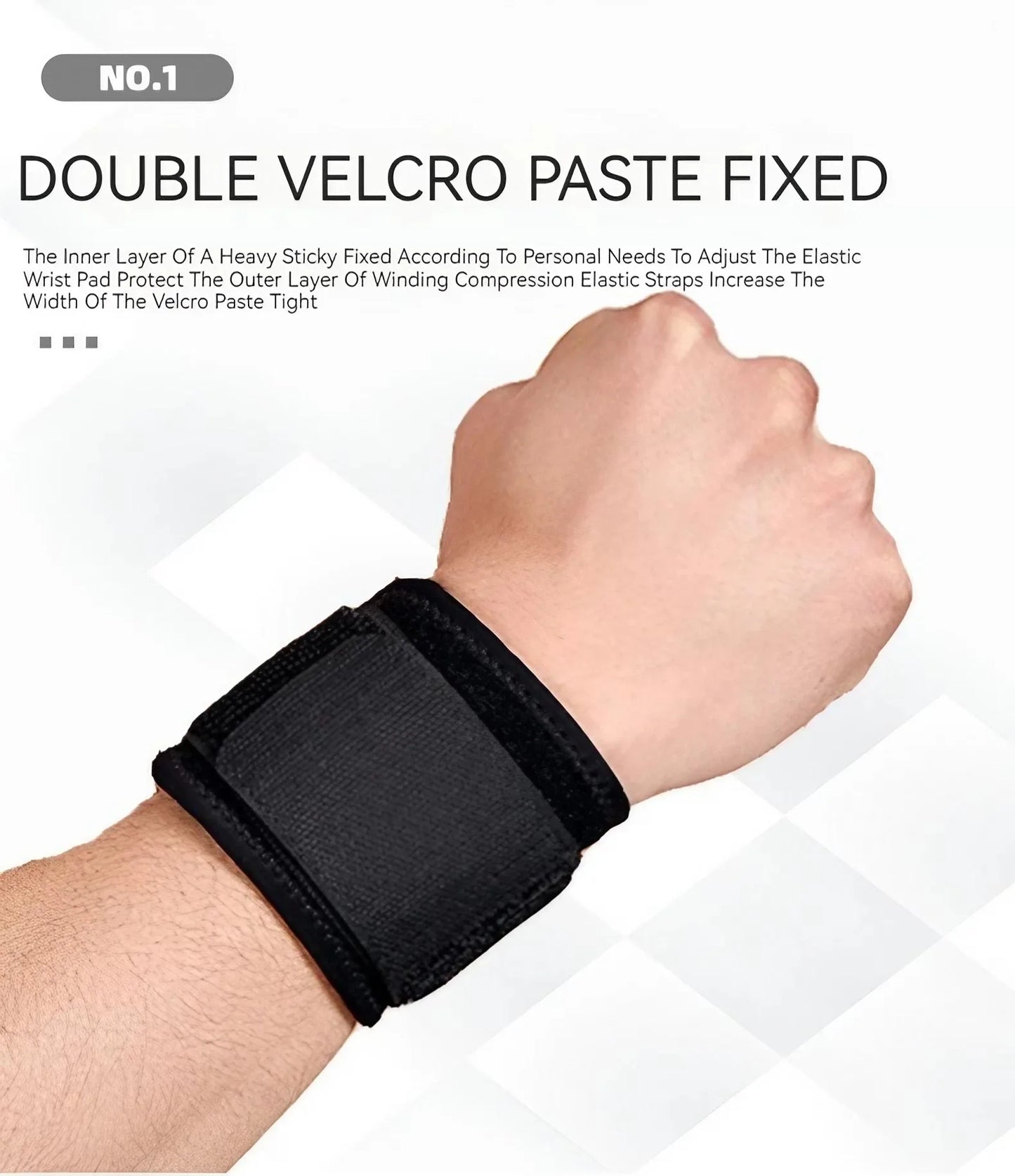 Durable Fitness Strength Hand Wrist Straps Bands for Sports, Lifting, Gym, Fitness Support Wraps Wristbands Bandage Brace