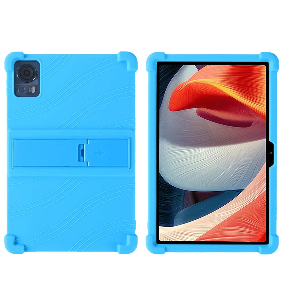 Shockproof Soft Silicone Stand Case for HTC A104 10.36" Tablet Protective Shell Cover