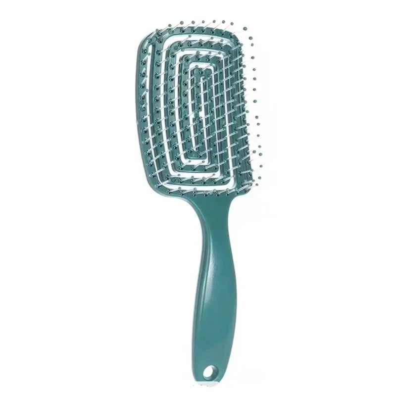 Hair Styling Hollow Out Brush Comb Scalp Massage Fast Blow Drying Detangling Hairbrush