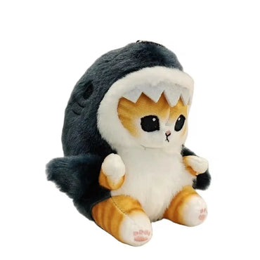 Beautiful Cute Shark Cat Plush Toy Doll Pendant for Boys and Girls Cat Decoration Gift Popular Toy Accessory