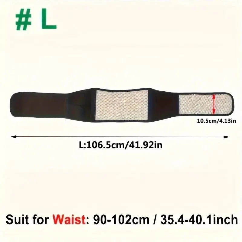 Adjustable Self-Heating Magnetic Therapy Back And Waist Massager Belt Waist Massage Support Belt Body Care