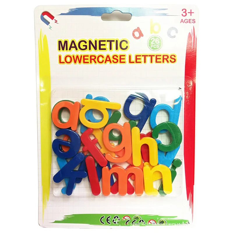 Educational Magnetic Learning Alphabet Numbers Refrigerator Plastic Figures Letters Toddlers Kids Learning Spelling Counting Toys