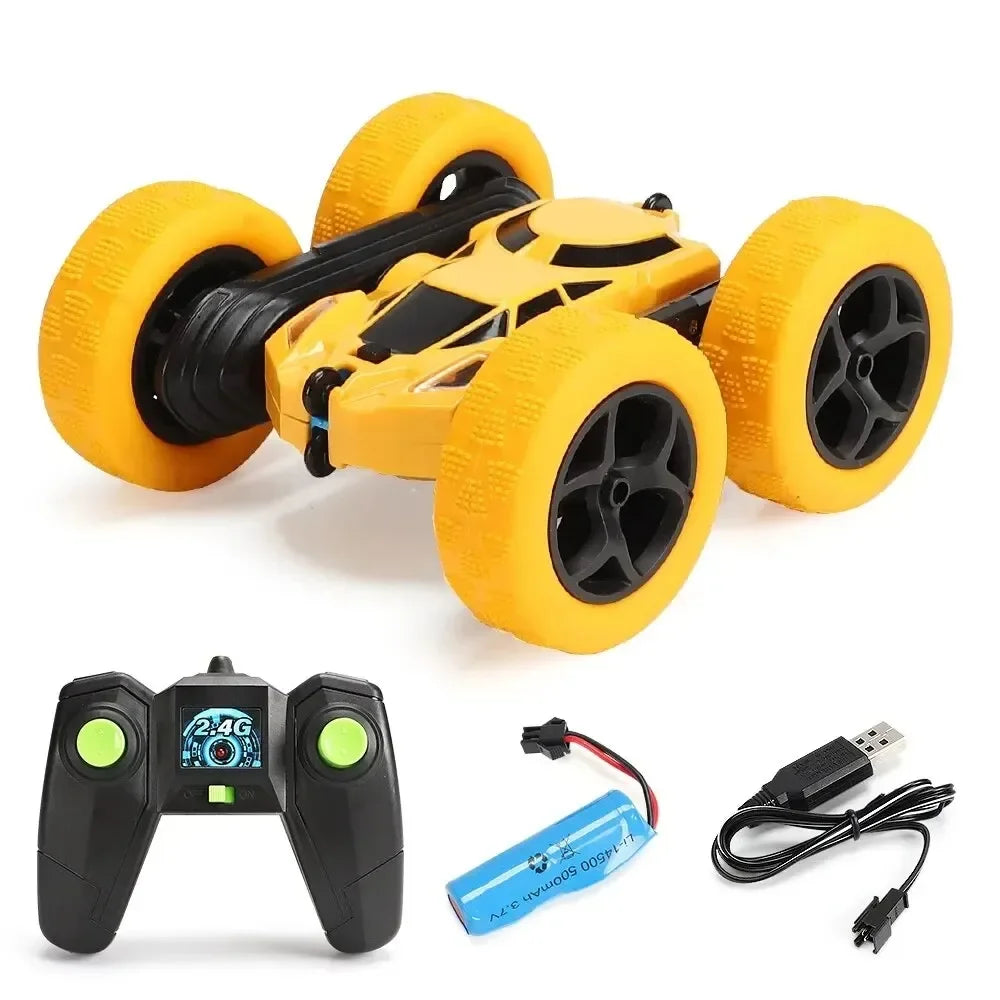 RC Stunt Double Sided Flip Cars 2.4G Remote Control 360 Degree Rotation Off Road Drift RC Car Toys For Kids Adults