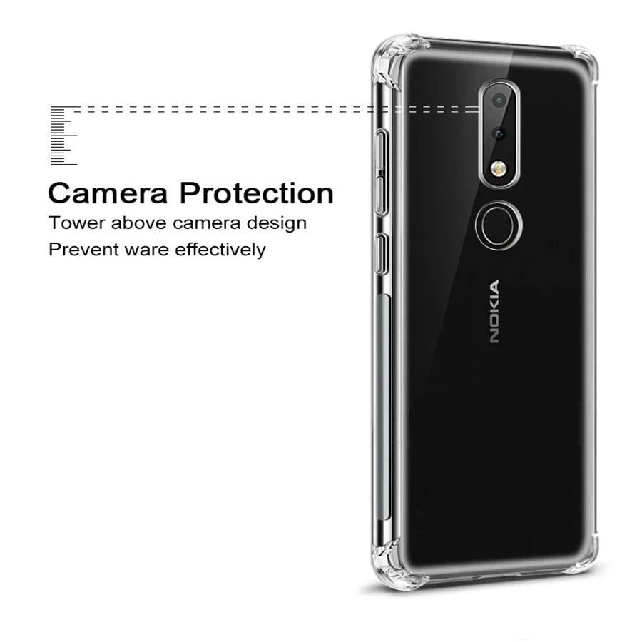Durable Clear Soft Silicone Phone Case for Nokia 9 8.3 8 7.1 8.1 7 6.1 6 5.4 5.3 5.1 4.2 3.4 3.2 3.1 2.4 1.4 1.3  G11 C01 Shockproof Protective Cover