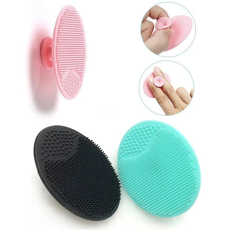 Deep Pore Silicone Face Cleansing Brush Facial Skin Care Scrub Cleanser Tool New Mini Beauty Soft Deep Cleaning Exfoliator