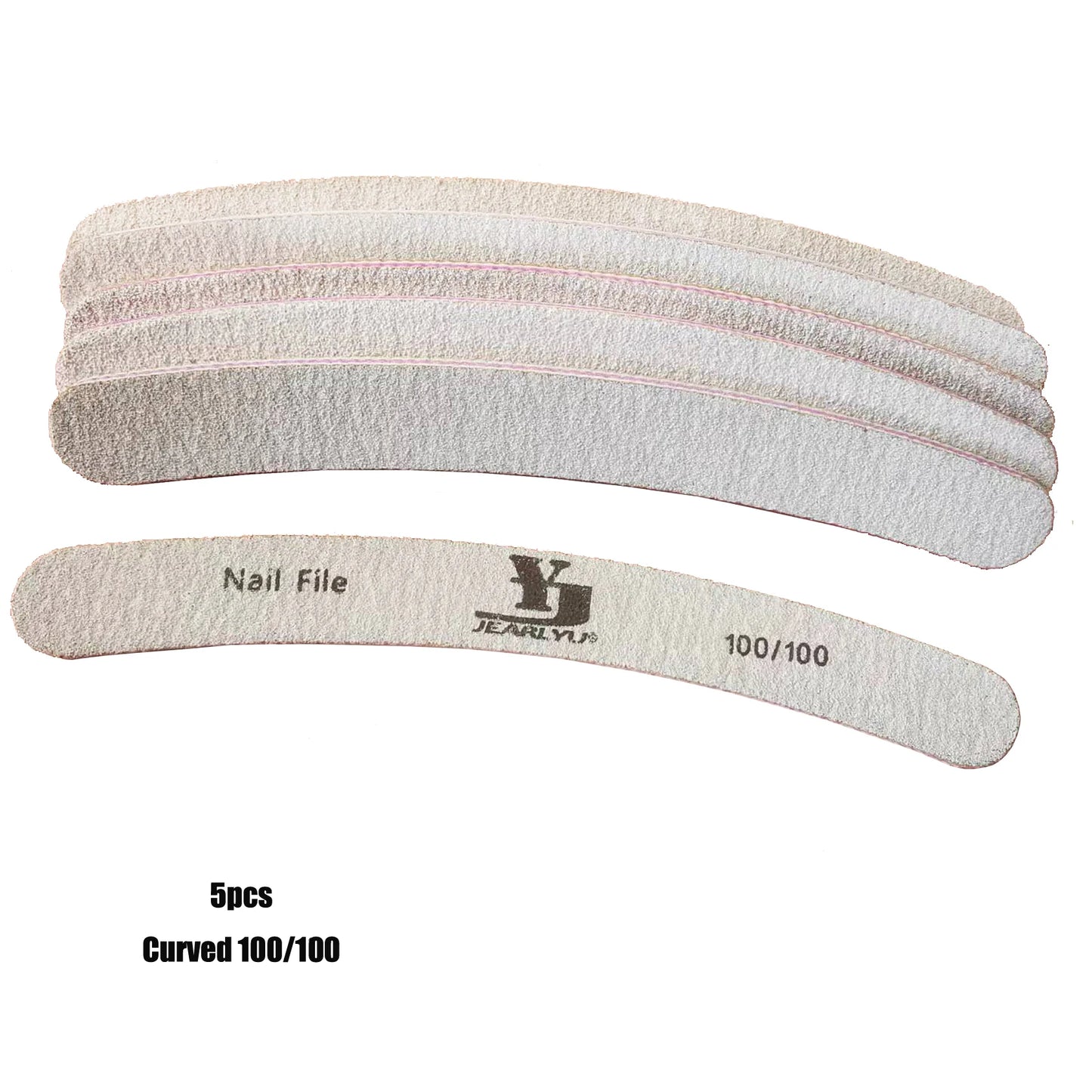 Professional Nail Files 5pcs Set Mix Color Limas 80/100/150/180/240 Grit Cuticle Remover Sandpaper Buffer Files Manicure Tool Set