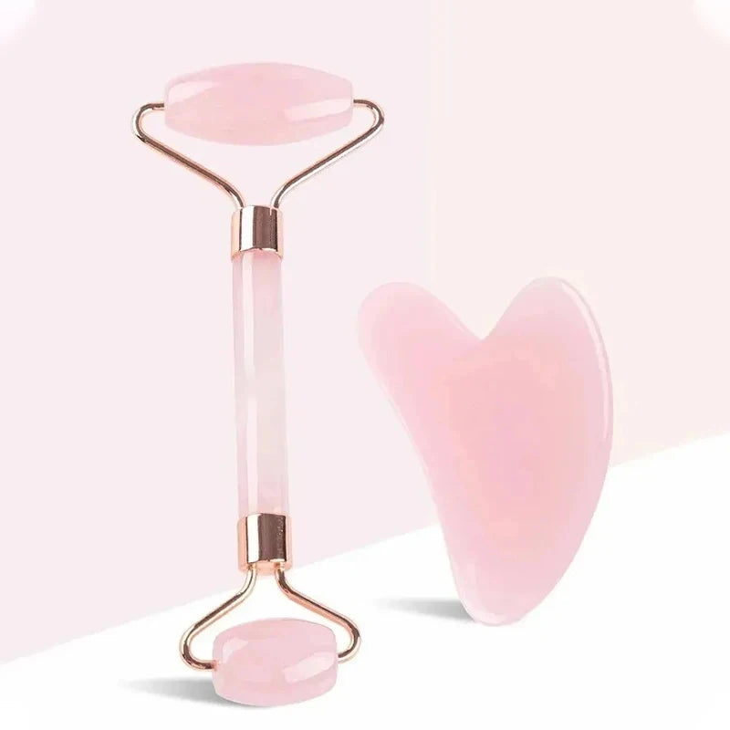 Relaxing Face, Neck and Body Massage Roller Beauty Scraping Double-ended Massager Stick Resin To Unblock And Relax Non-Rose